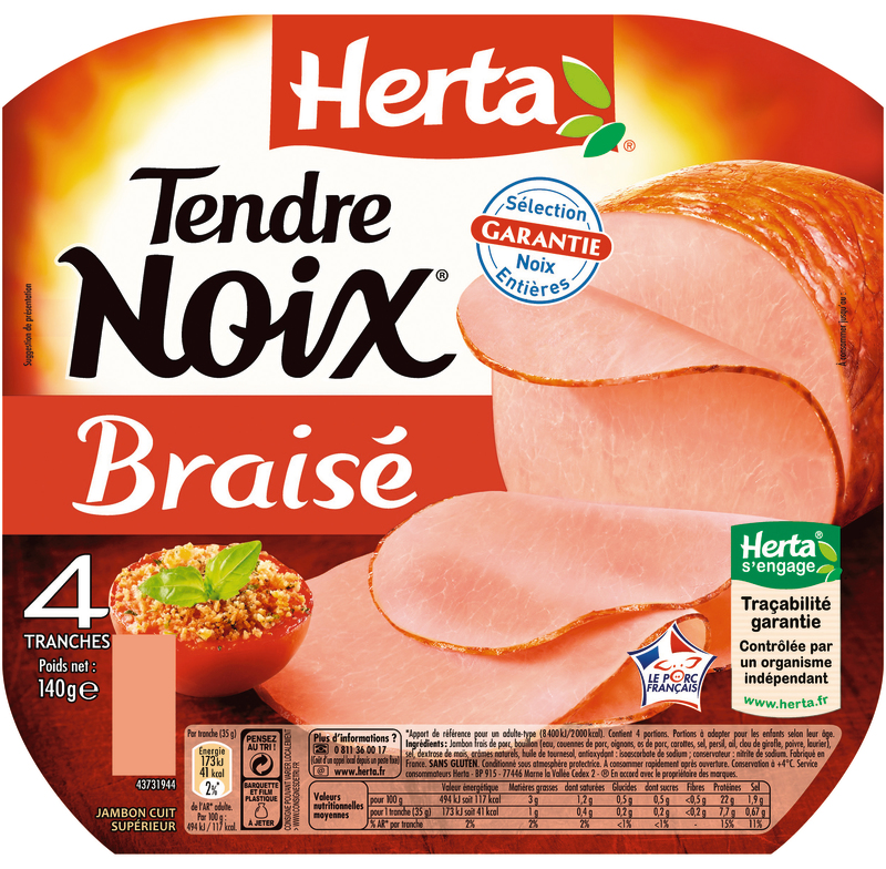 TENDRE NOIX BRAISÉ Herta