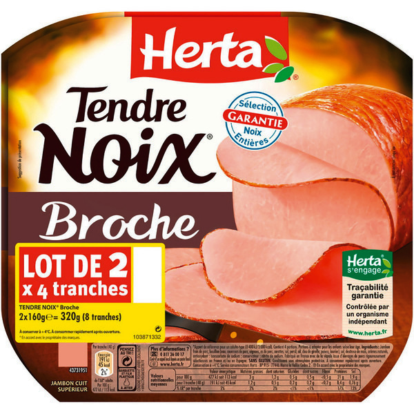 Jambon Tendre Noix à la broche
