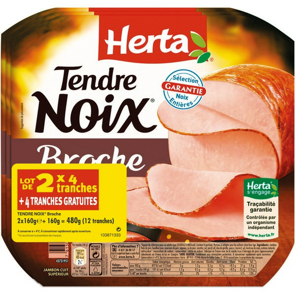 TENDRE NOIX BROCHE HERTA