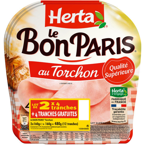 Jambon Le Bon Paris au Torchon