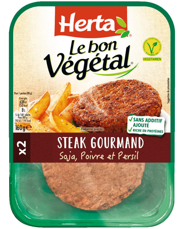 LE BON VÉGÉTAL STEAK GOURMAND herta