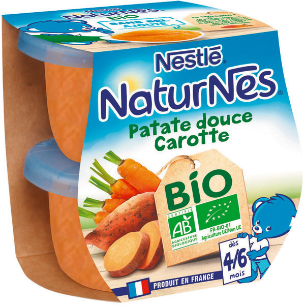 Repas aux légumes Bio NaturNes 