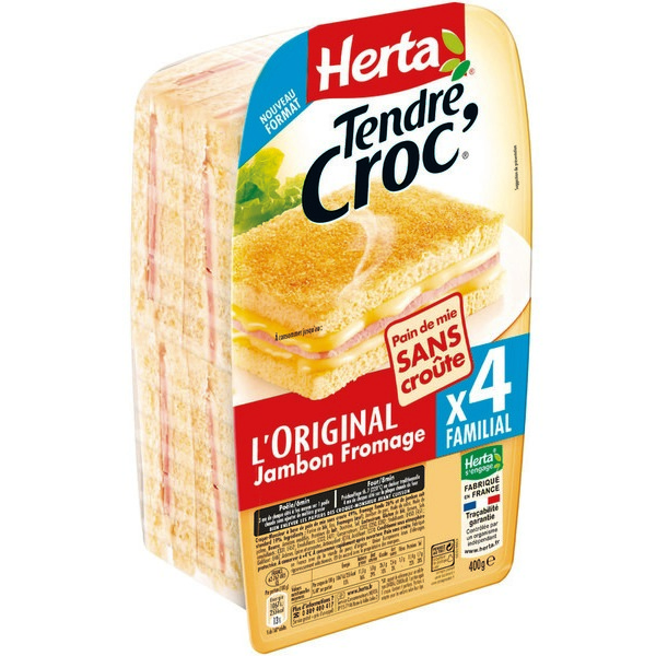 TENDRE CROC' L'ORIGINAL SANS CROÛTE HERTA