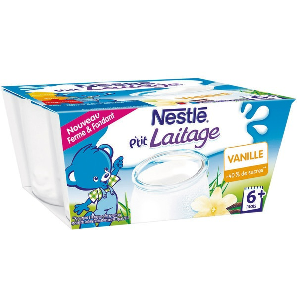 nestle P'TIT LAITAGE NESTLÉ code EAN 7613036312783 