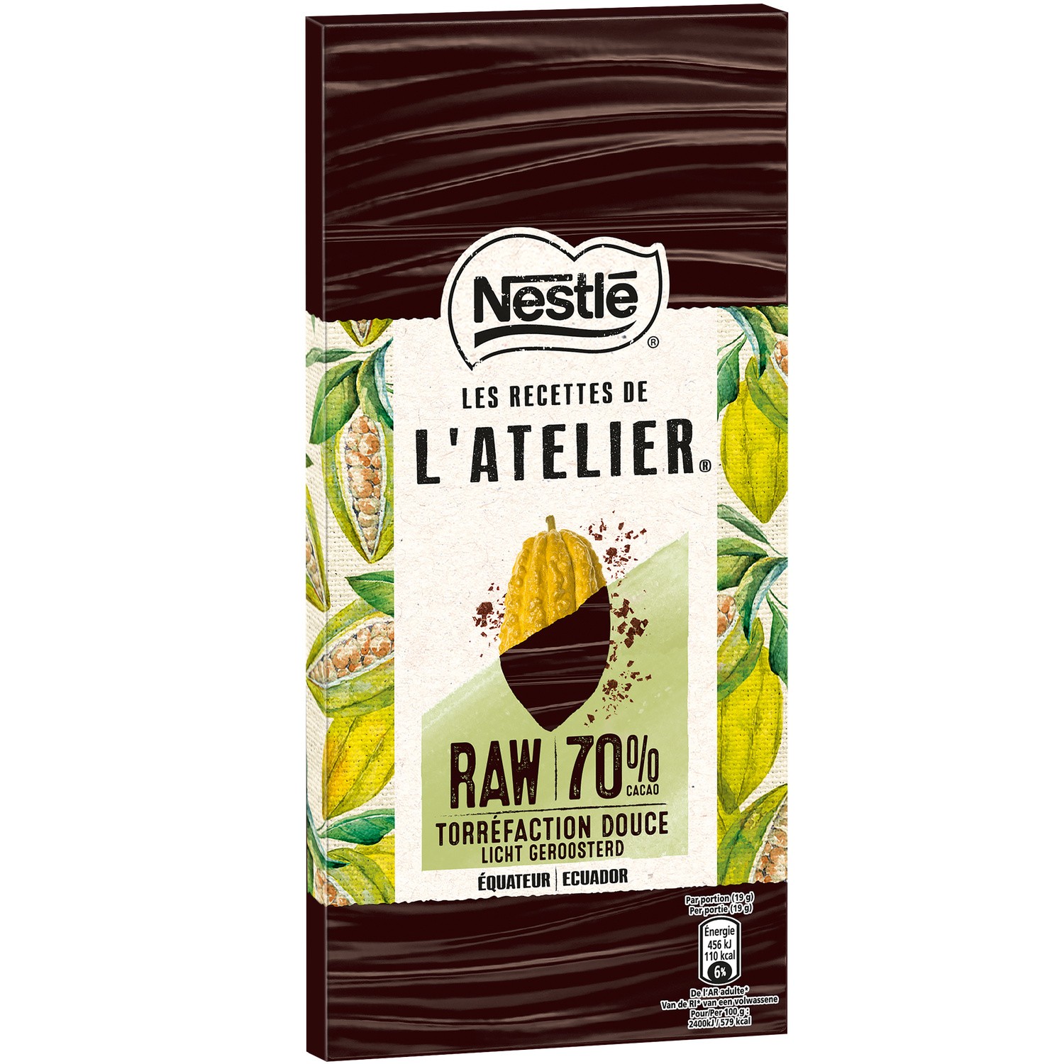Chocolat les recettes de l'atelier Equateur NESTLE