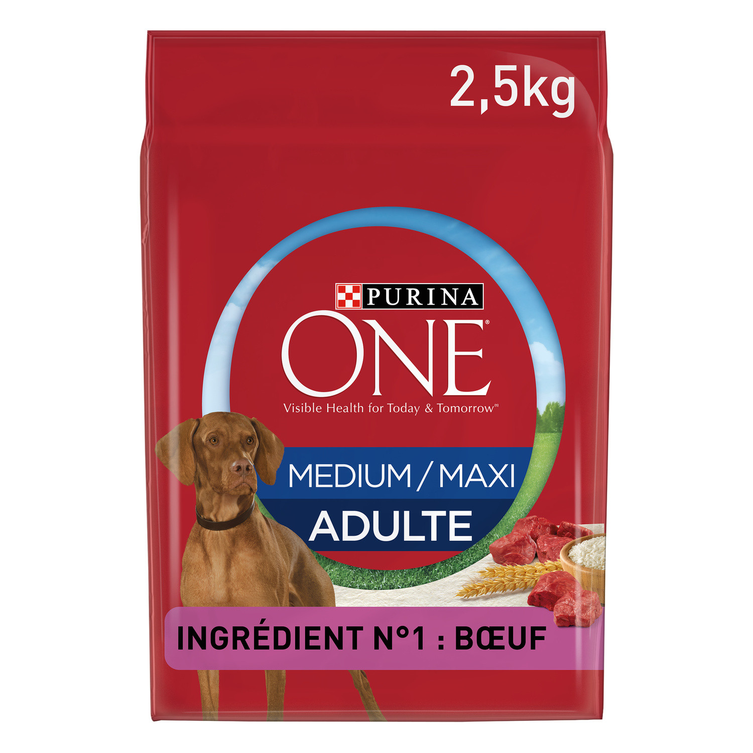 Croquettes pour chien adulte one médium maxi ri...