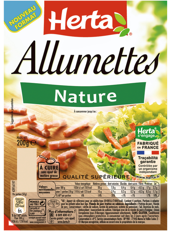ALLUMETTES NATURES herta