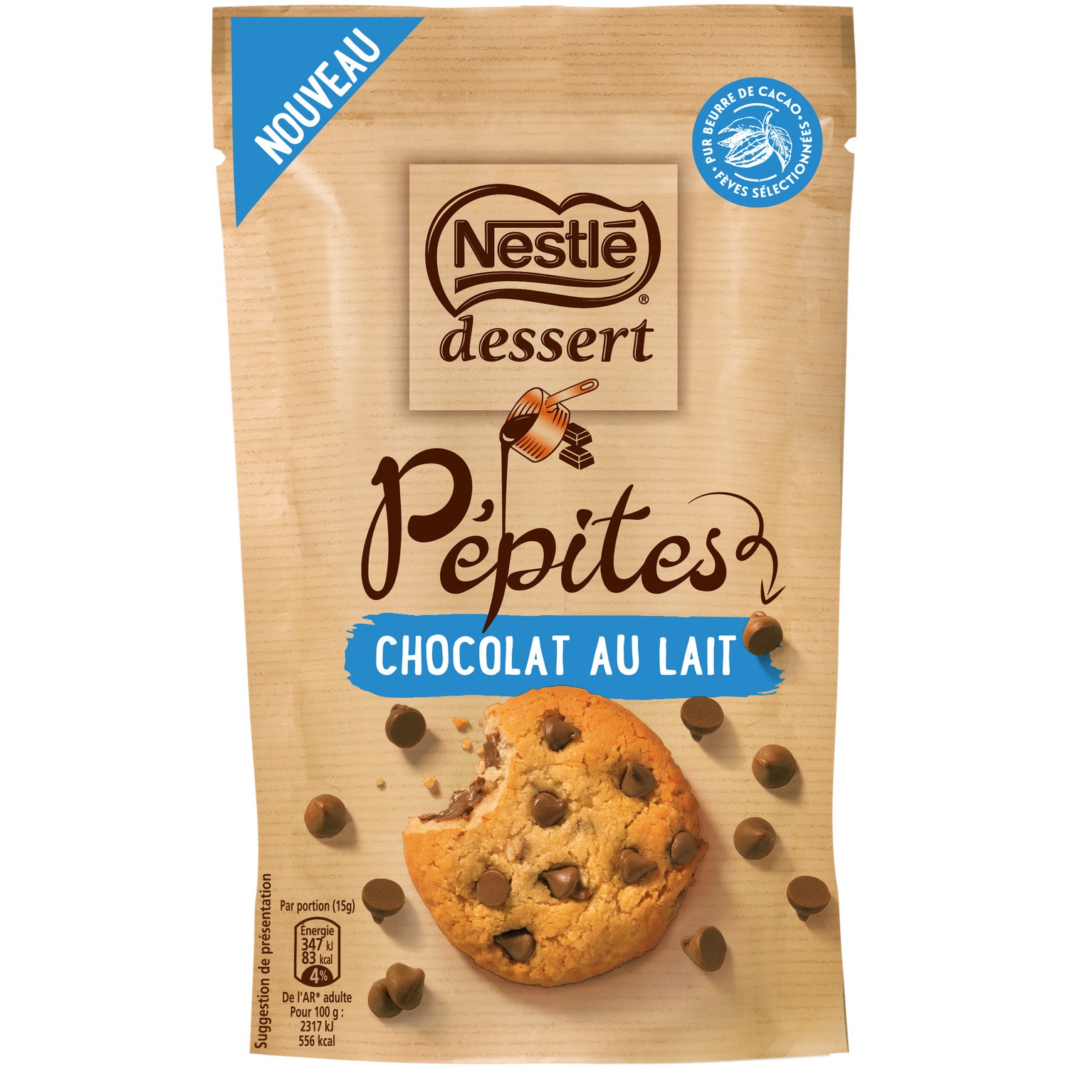 Pépites de chocolat au lait NESTLE DESSERT