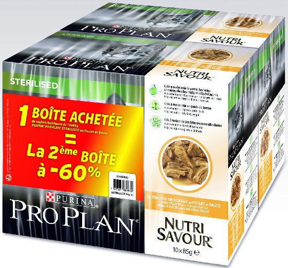 ALIMENT EN SAUCE CHAT ADULTE STERILISÉ