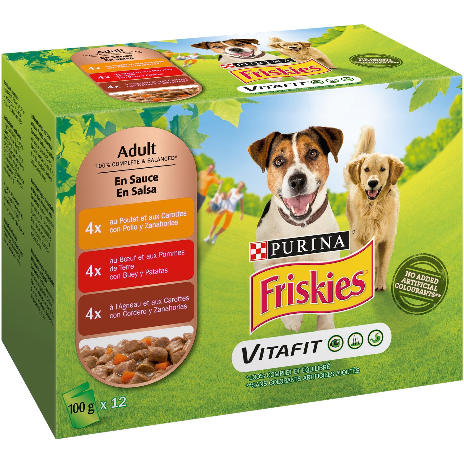 Repas pour chien adulte  viandes et légumes en ...