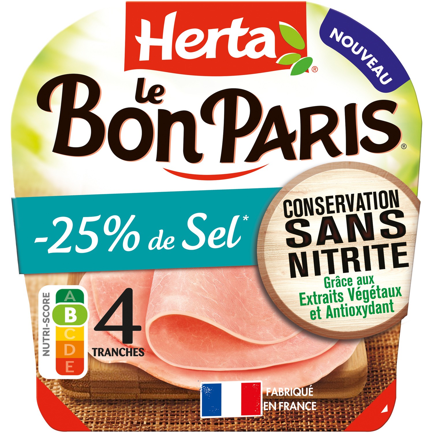 Jambon blanc sel réduit