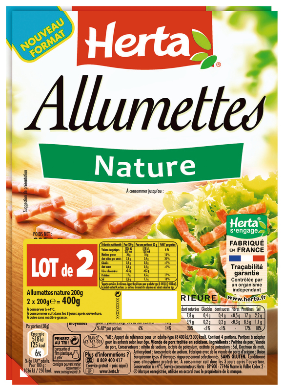 ALLUMETTES NATURE herta