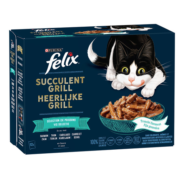 Sachets repas pour chat Succulent Grill