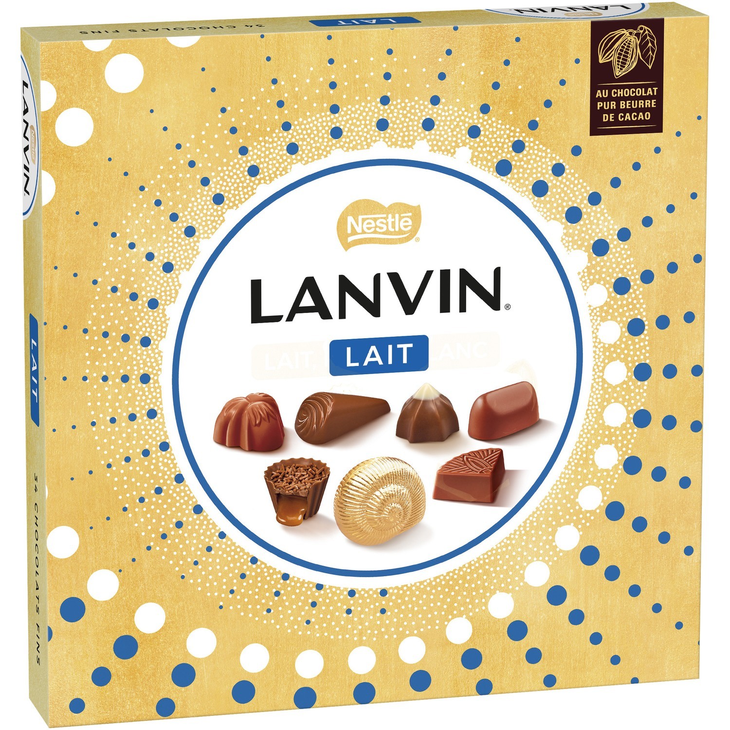 Chocolat assortiment au lait LANVIN