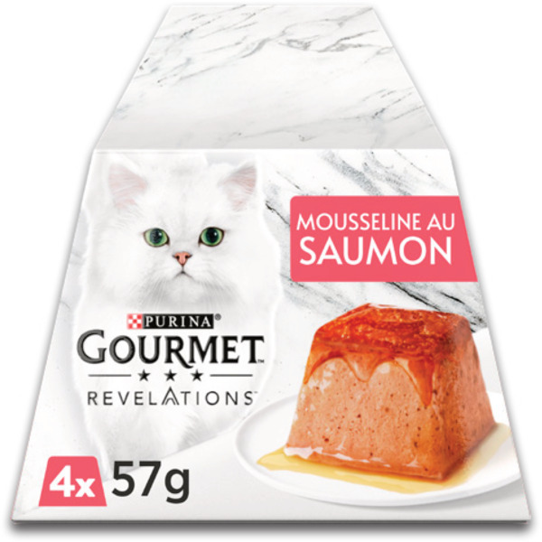 GOURMET REVELATIONS LES MOUSSELINES AU SAUMON NAPPÉE DE SAUCE
 code EAN 7613287080059 