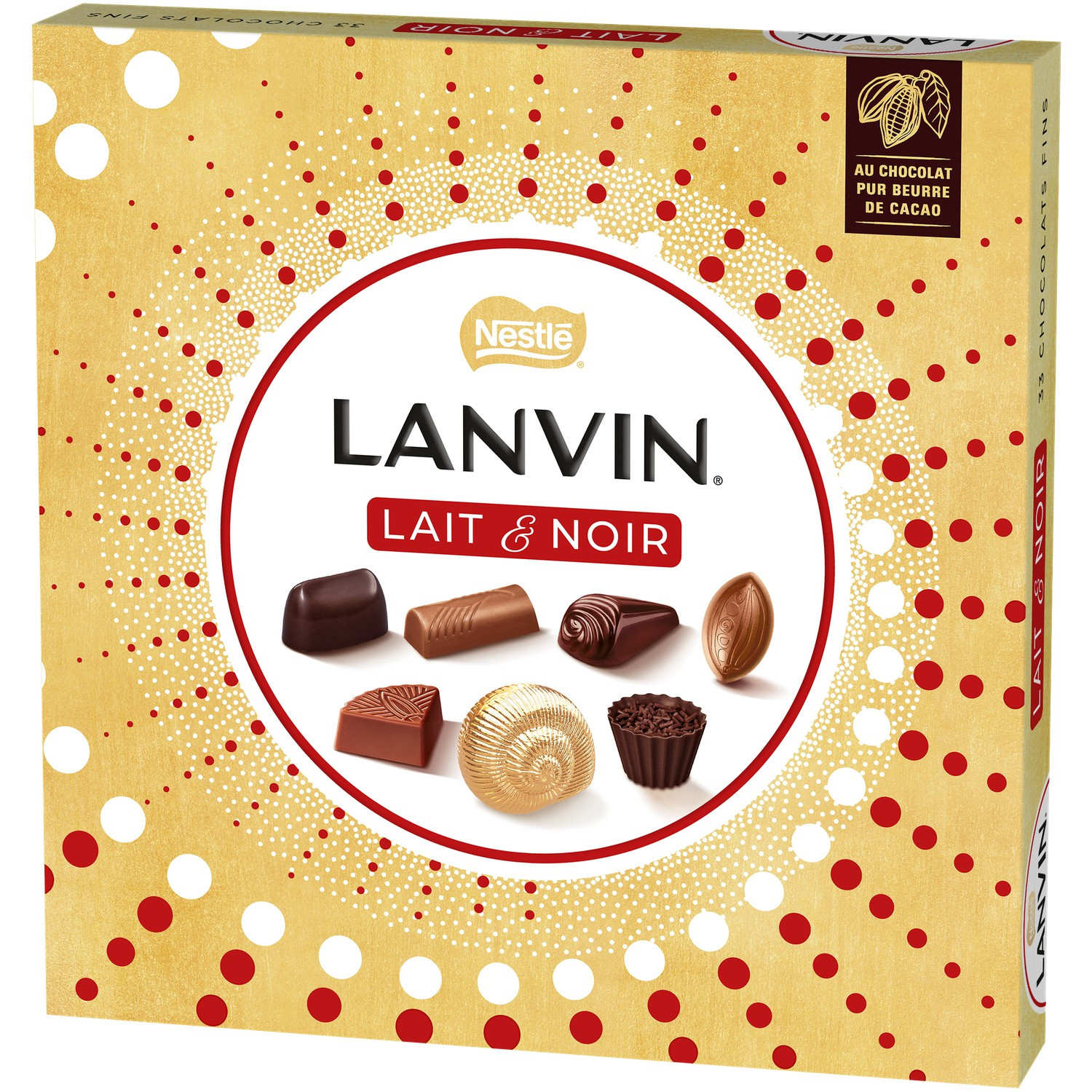 Chocolat lait et noir LANVIN