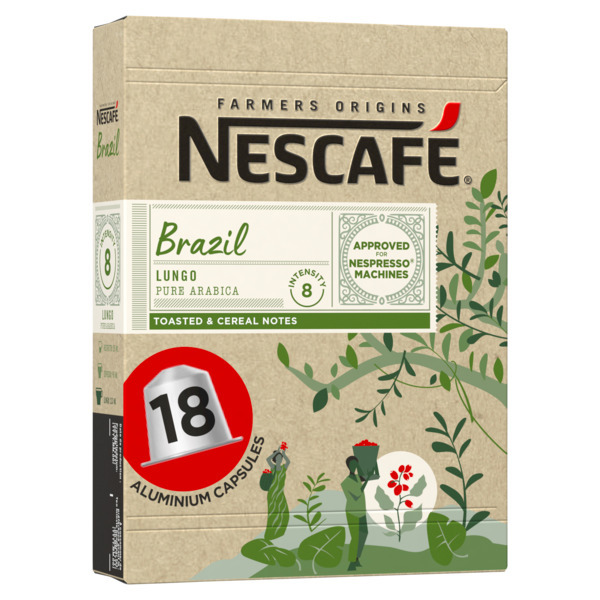  Capsules De Cafe Nescafe Farmers Origins Brazil code EAN 7613287890948 
