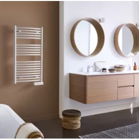  Sèche-serviettes électrique à inertie fluide Acova Batik blanc 500W code EAN 7613367712696 