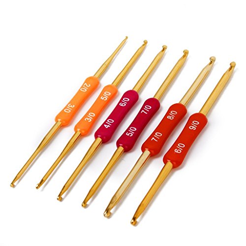 kingstons Lot de 6 aiguilles Crochet crochets d...