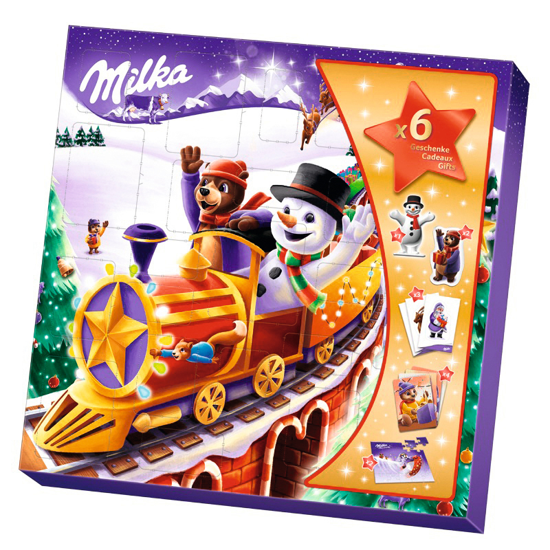 CALENDRIER DE L'AVENT  LILABERG Milka