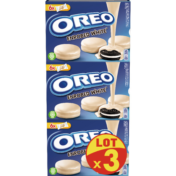  Biscuits Enrobés Au Chocolat Blanc Oreo code EAN 7622201820824 