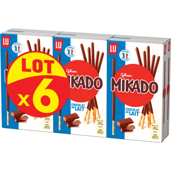 MIKADO  CHOCOLAT AU LAIT
LU