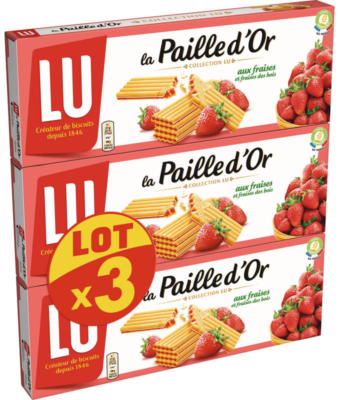 PAILLE D'OR FRAISE LU