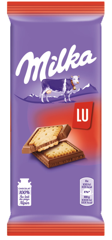 TABLETTES DE CHOCOLAT PETIT LU (1) Milka