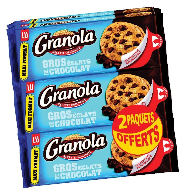 COOKIES AUX GROS ÉCLATS DE CHOCOLAT “GRANOLA”