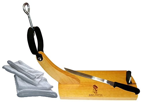 Support à jambon Gondole, son couteau et son sa...