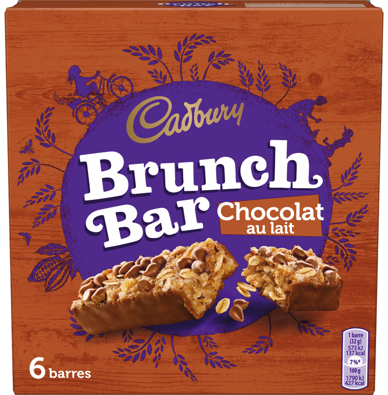 BRUNCH BAR CHOCOLAT AU LAIT cadbury
