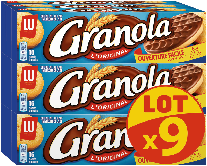 GRANOLA CHOCOLAT AU LAIT LU