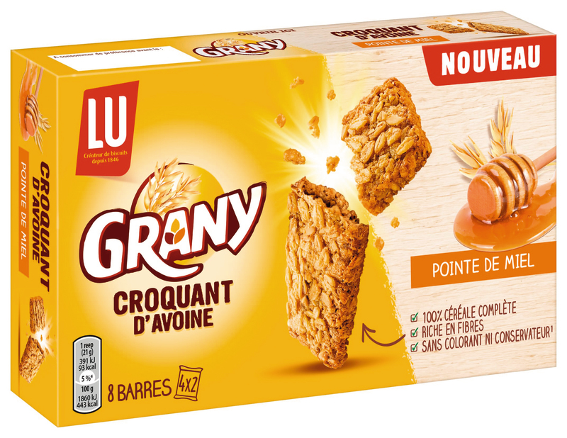 CROQUANT D'AVOINE POINTE DE MIEL GRANY