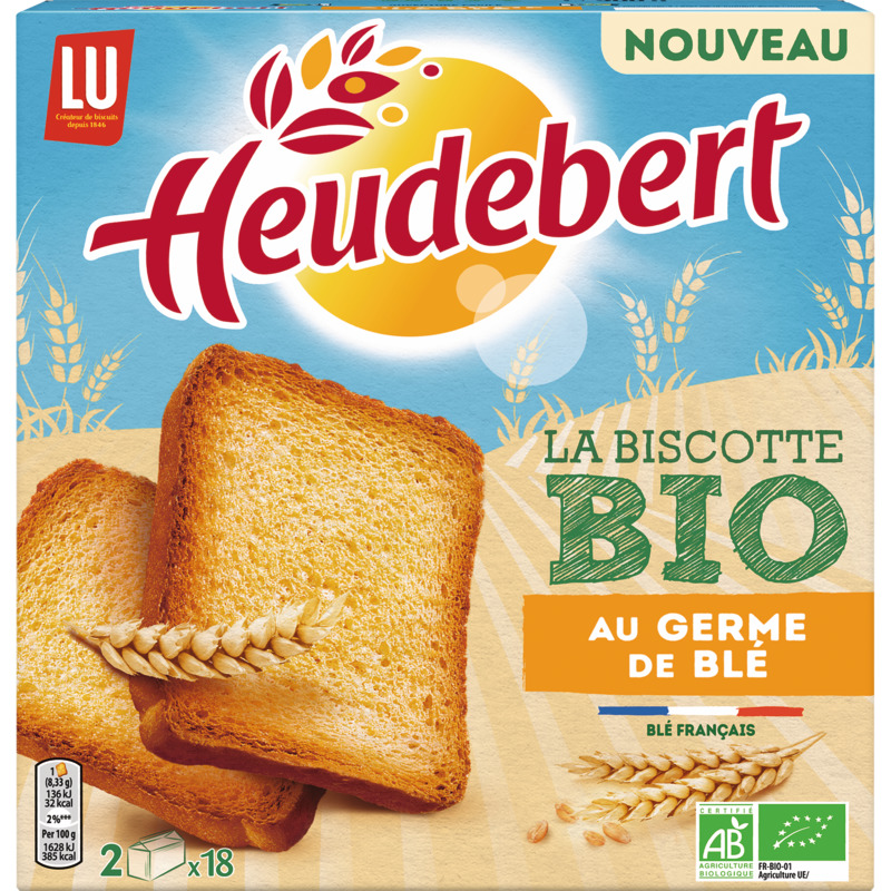 LA BISCOTTE BIO AU GERME DE BLÉ
