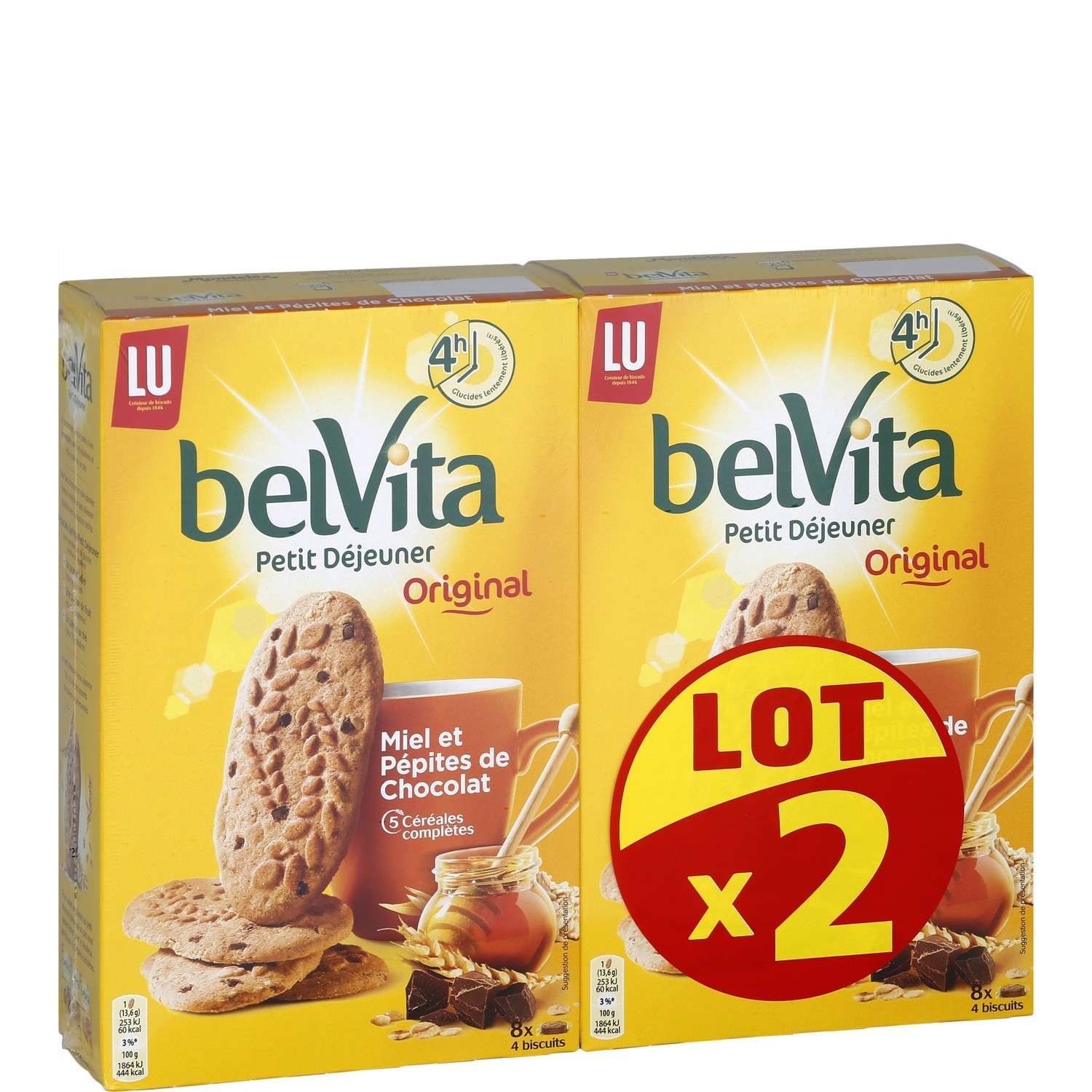 BELVITA Biscuits petit déjeuner 5 céréales BELVITA code EAN 7622210721259 