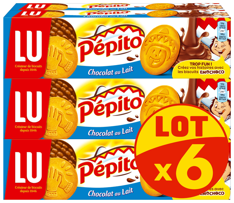 PÉPITO CHOCOLAT AU LAIT LU