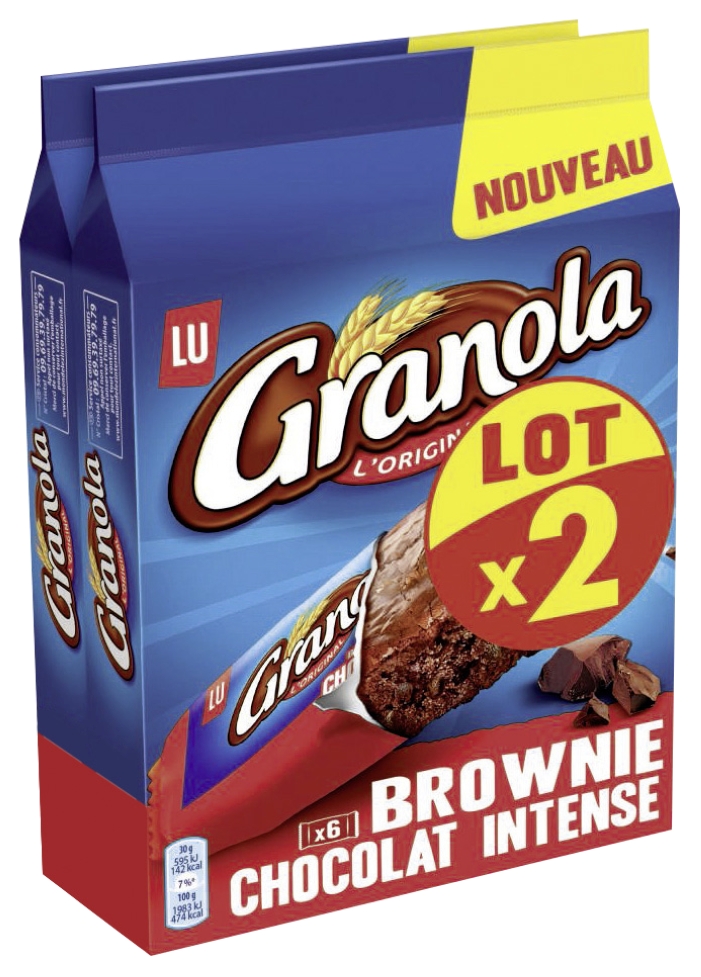 Granola brownie chocolat intense Lu
