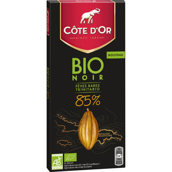 Tablette de chocolat Bio noir