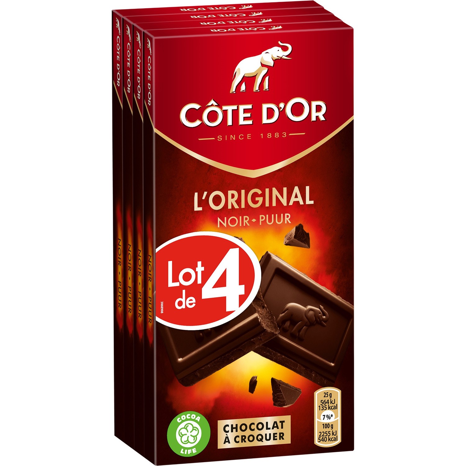 Chocolat noir COTE D'OR