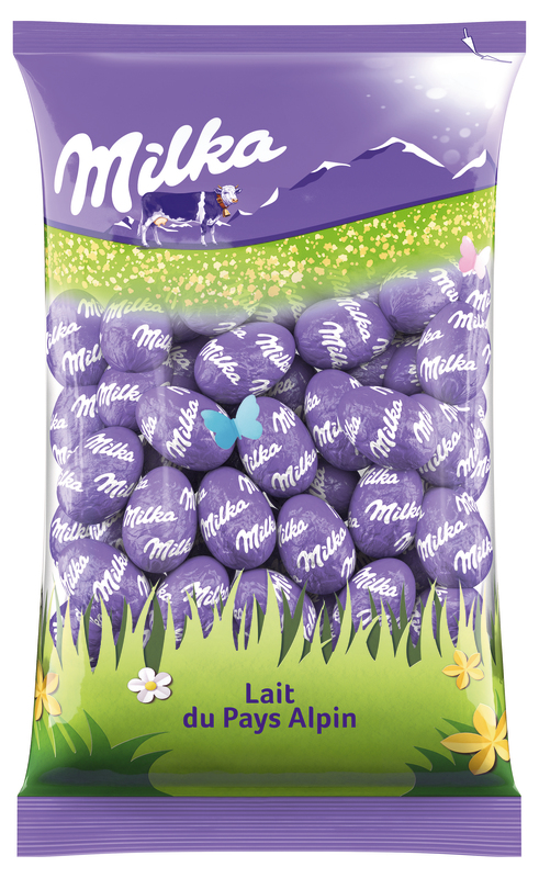 SACHET PETITS ŒUFS LAIT ALPIN MILKA