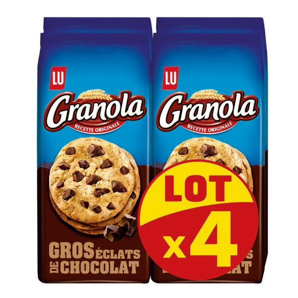 COOKIES GROS ÉCLATS DE CHOCOLAT GRANOLA LU 7622300598938 granola-lu COOKIES GROS ÉCLATS DE CHOCOLAT GRANOLA LU 7622300598938 granola-lu