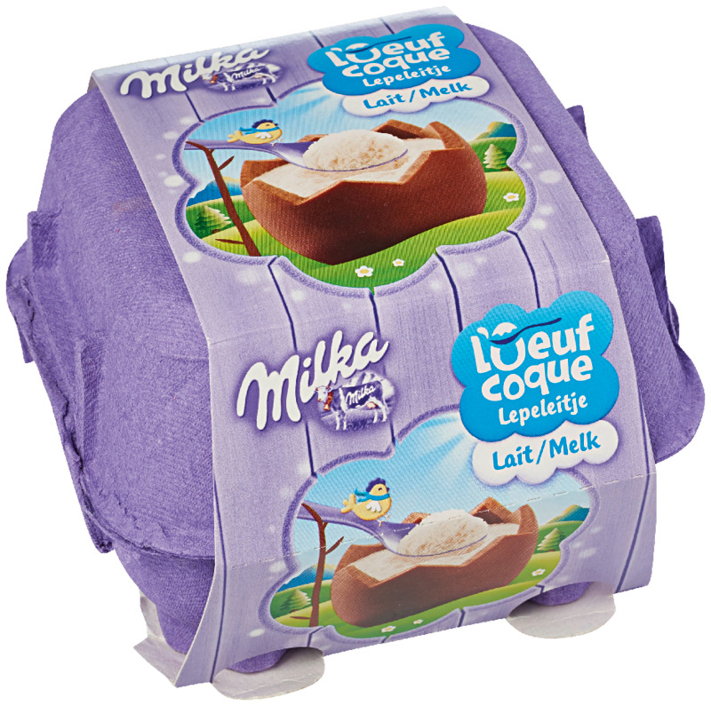 L'OEUF COQUE LAIT MILKA