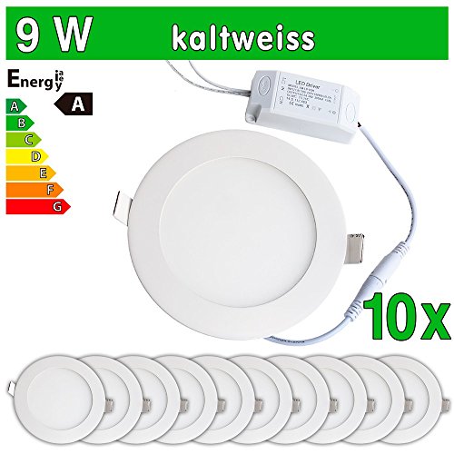 2835 panneau led smd rond ultra fin 9 w, blanc ...
