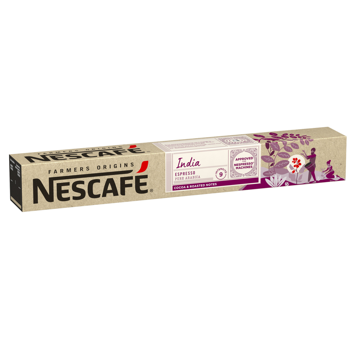 Café capsules compatible Nespresso India intens...