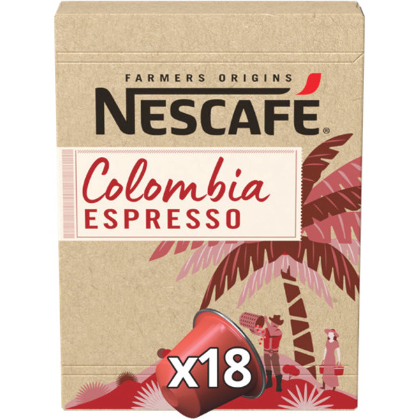 CAPSULES DE CAFÉ COMPATIBLE NESPRESSO X18  COLO...