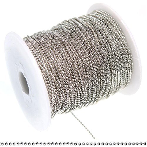 Chaîne Mailles billes en Laiton (1 Mètres de co...