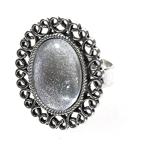 Kit création bijoux Cabochon en Alliage (Lot de...