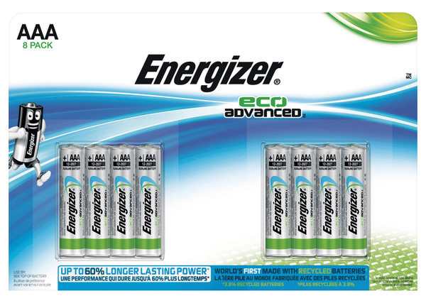 8 PILES* ECO ADVANCED ENERGIZER