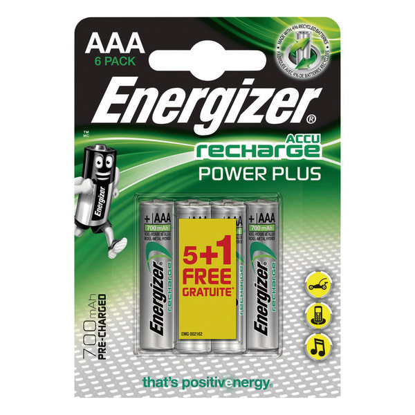 Piles rechargeables Power Plus HR03/AAA