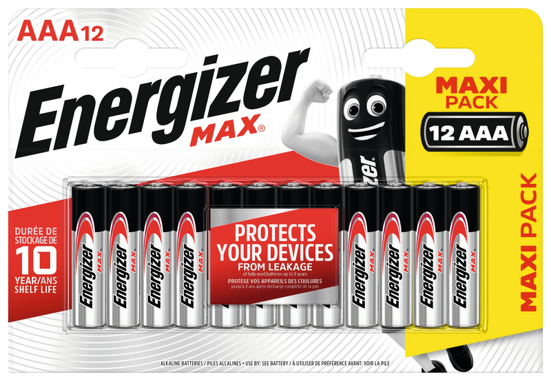 PILES MAX LR03X12 ENERGIZER